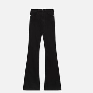 Frame Le Flare Denim in Black (Film Noir)